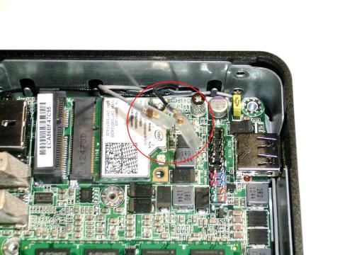 2本のアンテナ線