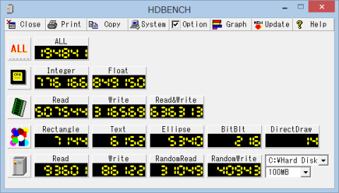 Windows 8パソコンでの実行例