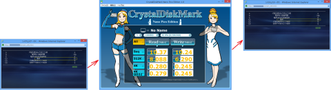 ST2000DM001のCDMNP1GBスコアと温度