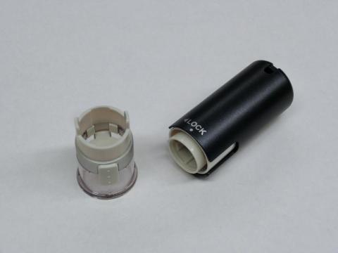 印面を組み込むためにシャッターを外した状態