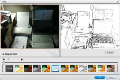 ビデオ効果機能