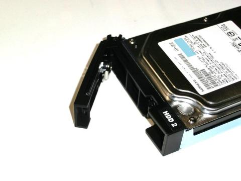 HDDカートリッジレバー側