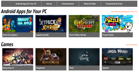 AMD提供のPC用Andriod AppZone