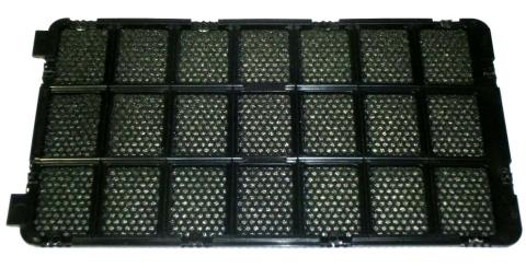 前面のワンタッチ取り外し式フィルタ