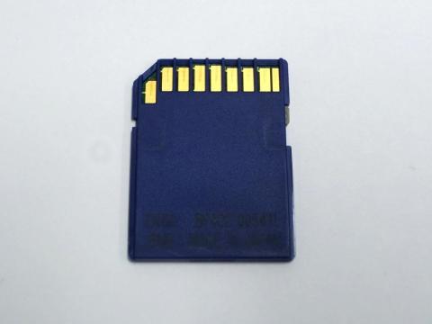 SDカード裏面
