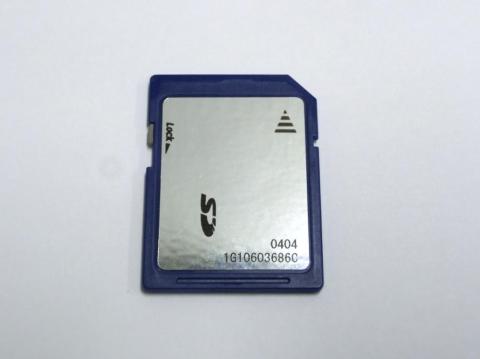 SDカードの表面