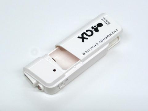 電池ケースカバーが開いた状態