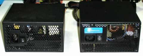 換装前のEA-550との比較(前面と高さ)