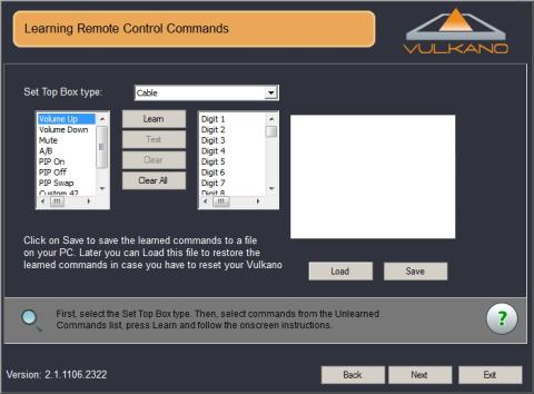 リモコン選択画面1