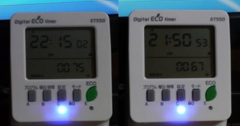 アイドル時比較