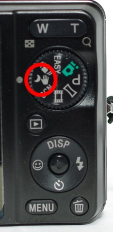 「手持ち夜景モード」