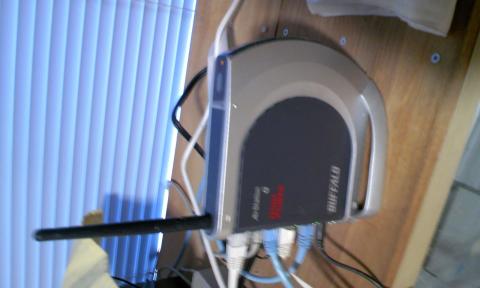 バッファローのルータ(WHR-HP-G54)