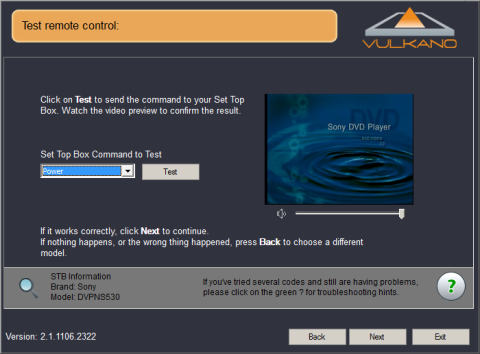 電源をオフ→オンにした状態