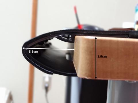 WarPad 設置時のクランプ拡大