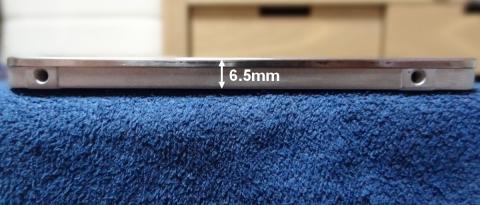 厚さ(スペーサー無)