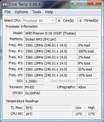 3DMark11完走直後