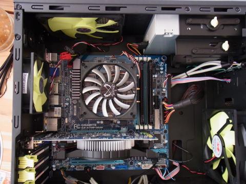 ケース内部(上部)