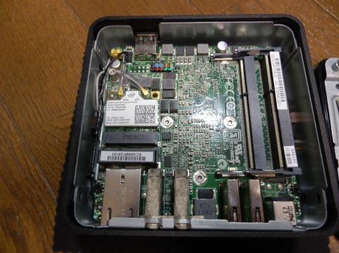 無線LANカード取付