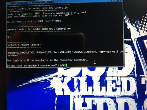 「y」を押す緊張の一瞬です