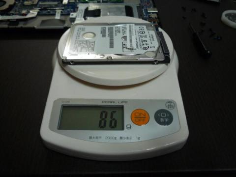 重さは86g