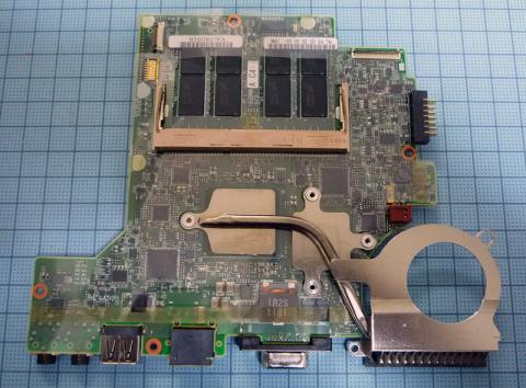 マザボ(裏側CPU実装面)