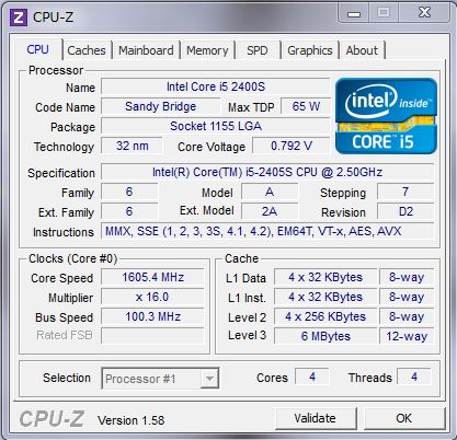 CPU-Z CPU