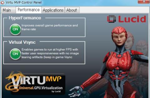 パフォーマンス選択画面