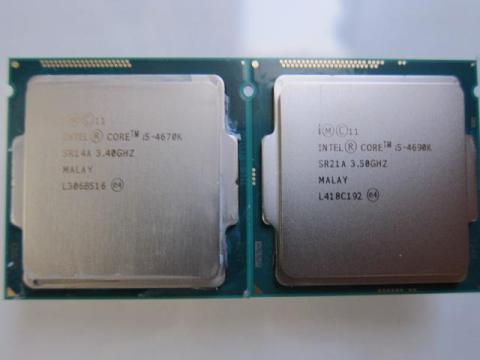 左:i5-4670K 右:i5-4690K