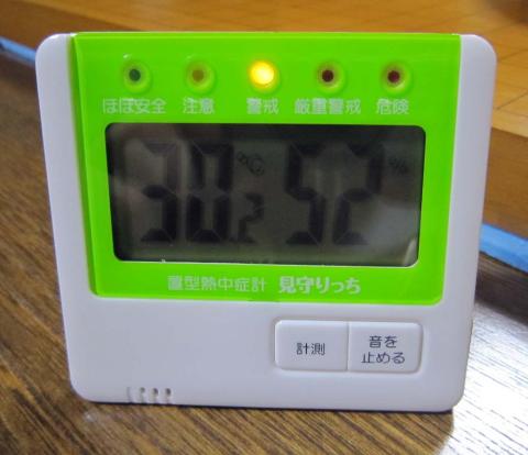 計測結果はランプで確認