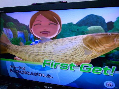 こんな、でっかい魚も釣れる!(笑)