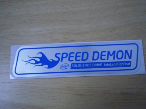 SPEED DEMONなシール