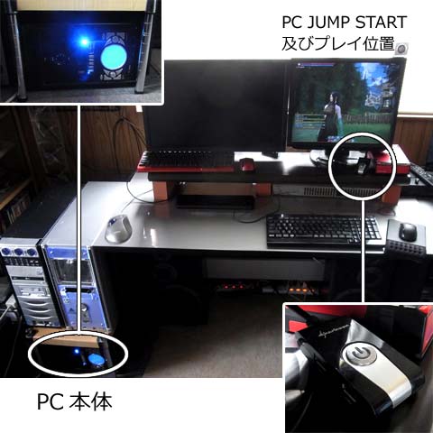 追いやられたPC本体