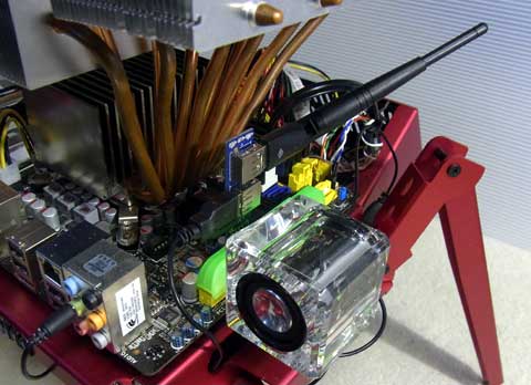 アンテナ&スピーカー給電部