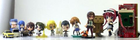 デフォルメフィギュア背くらべ 全部キャラ名判った人は反省してください