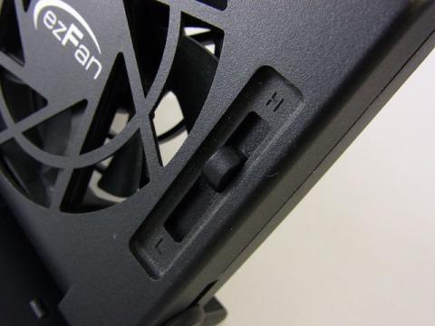 風量調節スライダ