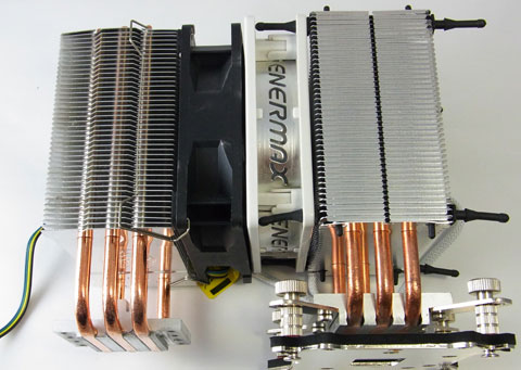 左はLoki(ファン交換済み)ほぼ同等サイズだ。