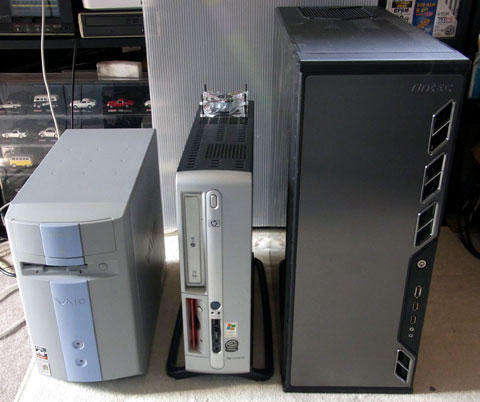 VAIO J15/HP d330ST/AntecP183(地味モード)