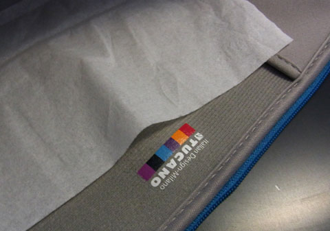 Tucanoに入ったティッシュ