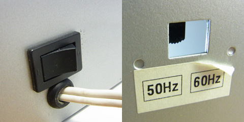 スイッチ類も超シンプル