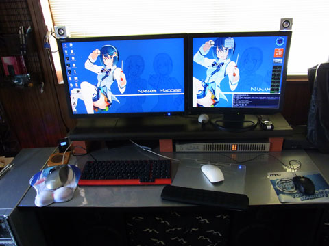 おっ●いマウスパッド使用時