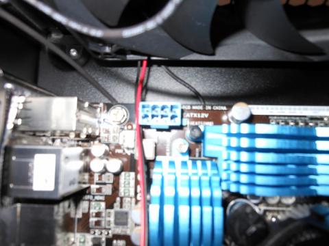 上部ファン&裏面ファンケーブル(・・b