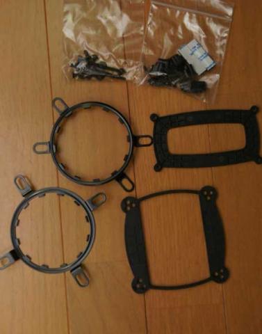 各ソケット用のマウンタ一式