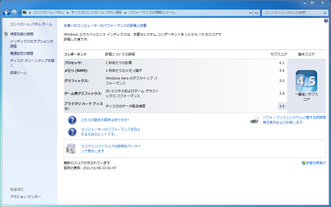 G620T エクスペリエンスインデックス
