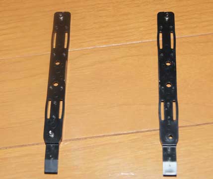 HDD取り付けレール