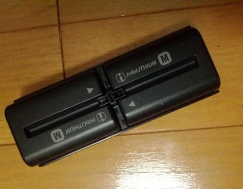 バッテリー2つで電池切れの心配なし?!