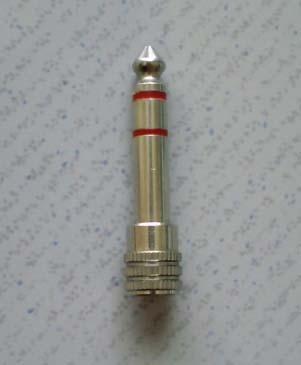 以前購入したヘッドフォンについていた変換アダプタ