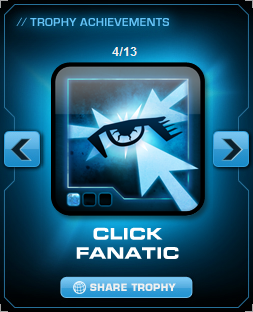 クリックの賞を獲得しました。