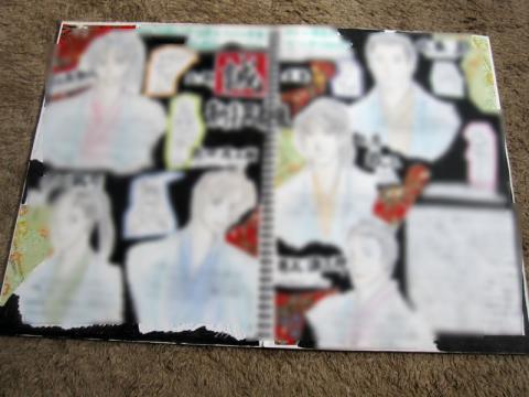 侍のおかげで、自ずと(?)描く方もこうなってきます