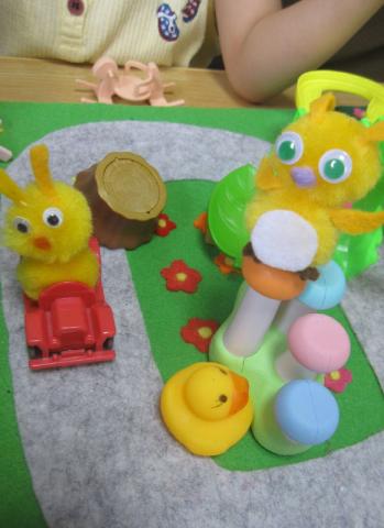 ここがようちえんねー