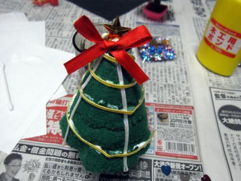 リボンでラッピングしました